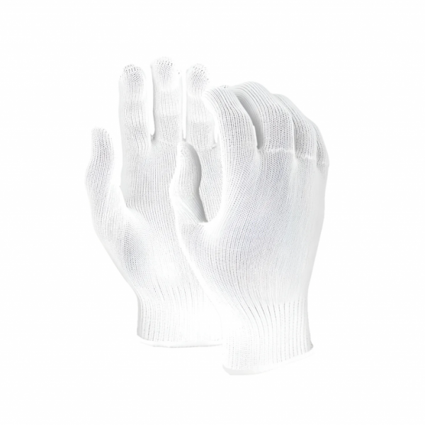 24 Pares De Guante Naylon R/bco Sx9633l Memphis