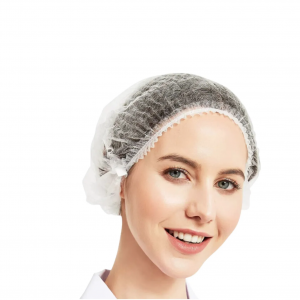 Cofía Gorro Desechable Cubrepelo Plisado 200 Pz Fragancia Blanco Demeva